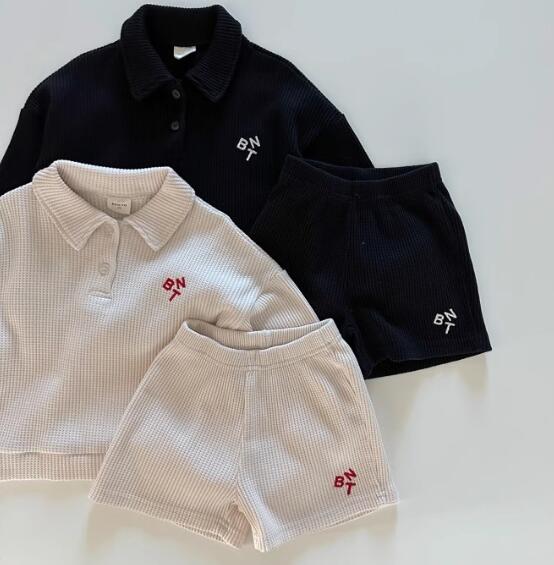 秋冬新品★子供服★セットアップ★長袖シャツ＋パンツ★キッズ　男女兼用★73-120cm 4色