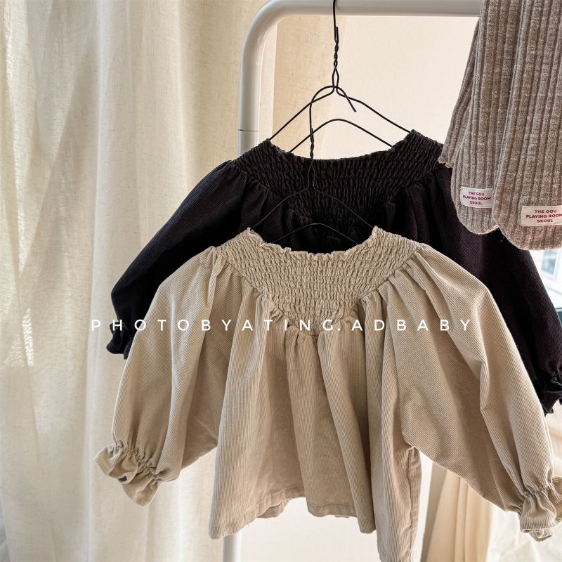 「2025」子供服★トップス★長袖シャツ★韓国風子供服★2色80cm～130cm